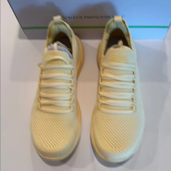 APL TechLoom Breeze Running Shoes Mens Size 10 Mellow Yellow Low Top Sneaker APL Men\ main image 4